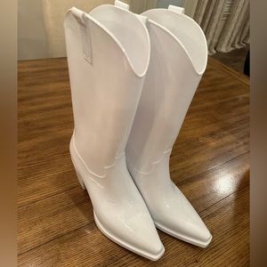 Jeffrey Campbell rain cowboy boots